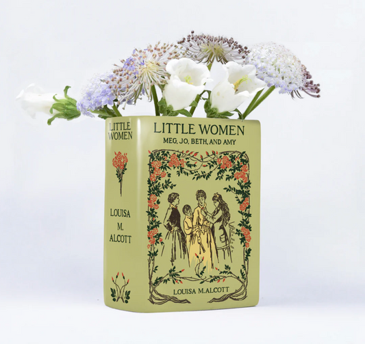 Small Ceramic Bookish Vases